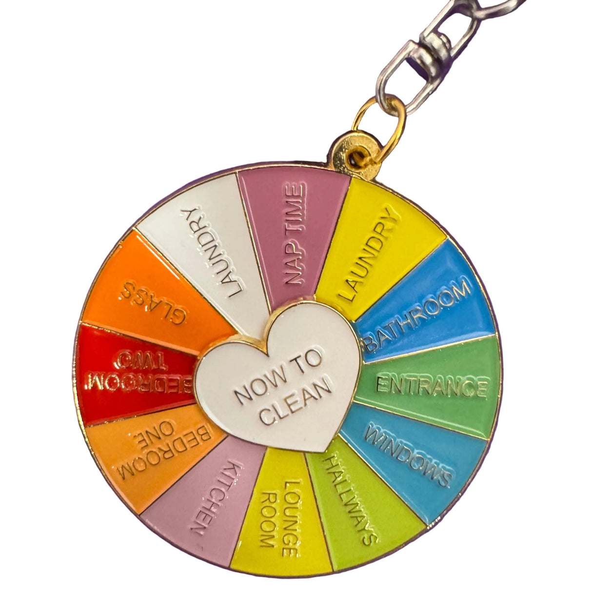 The Claddy - Now to Clean - Room Spinning Key Ring
