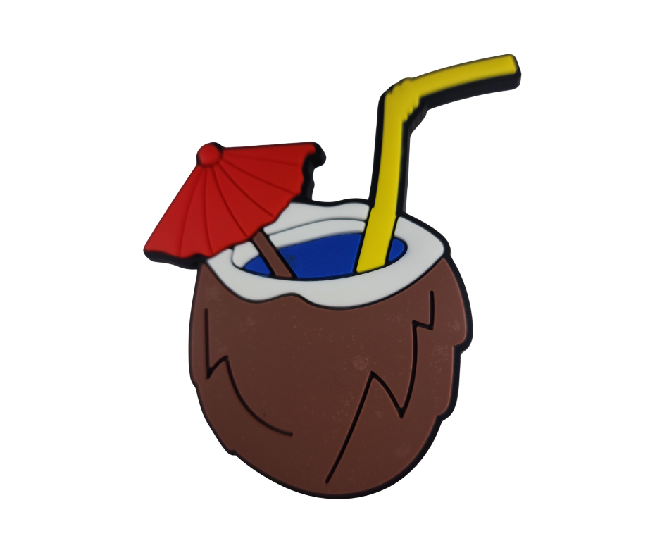 Coconut Cocktail Claddy Charm Jibbits