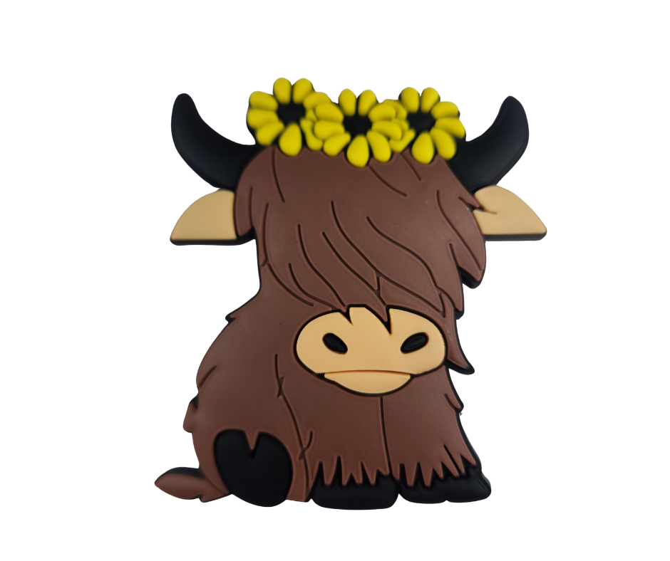 The Claddy - Jibbit Charm - Highland Cow