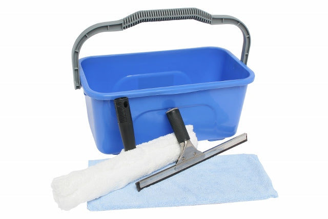 EDCO ECONOMY WINDOW CLEANING KIT WITH 11L BUCKET & LID