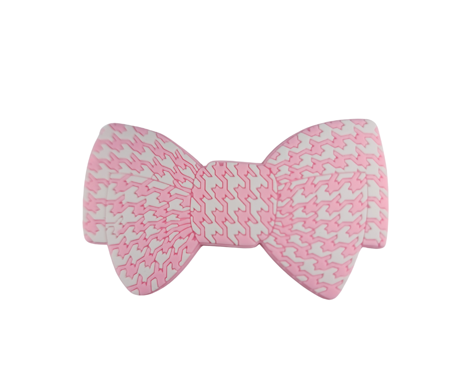 The Claddy - Jibbit Charm - Pink & White Bow