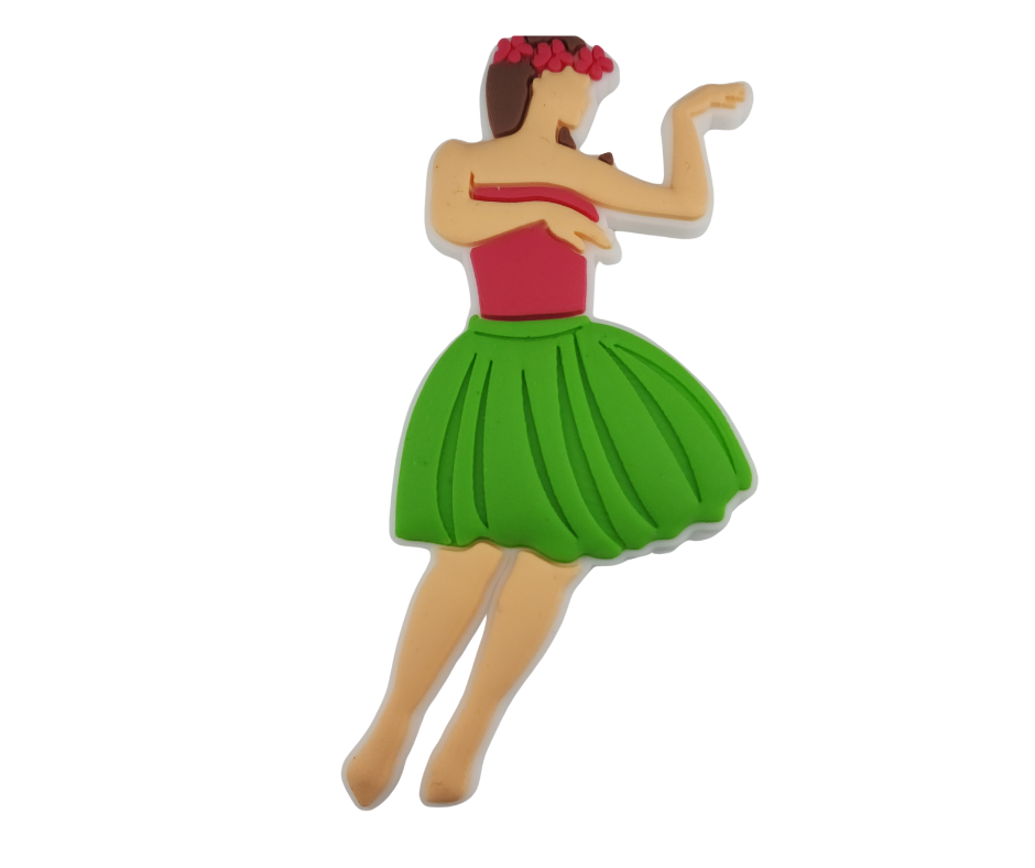 Hula Dancer Claddy Charm Jibbits
