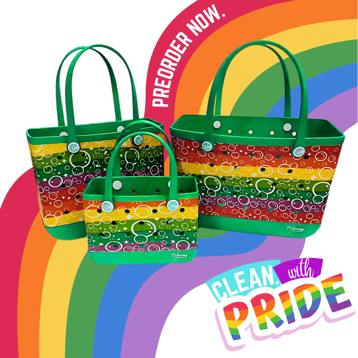 Pride Range - Envy Green Blow ME Bubbles LARGE BAG