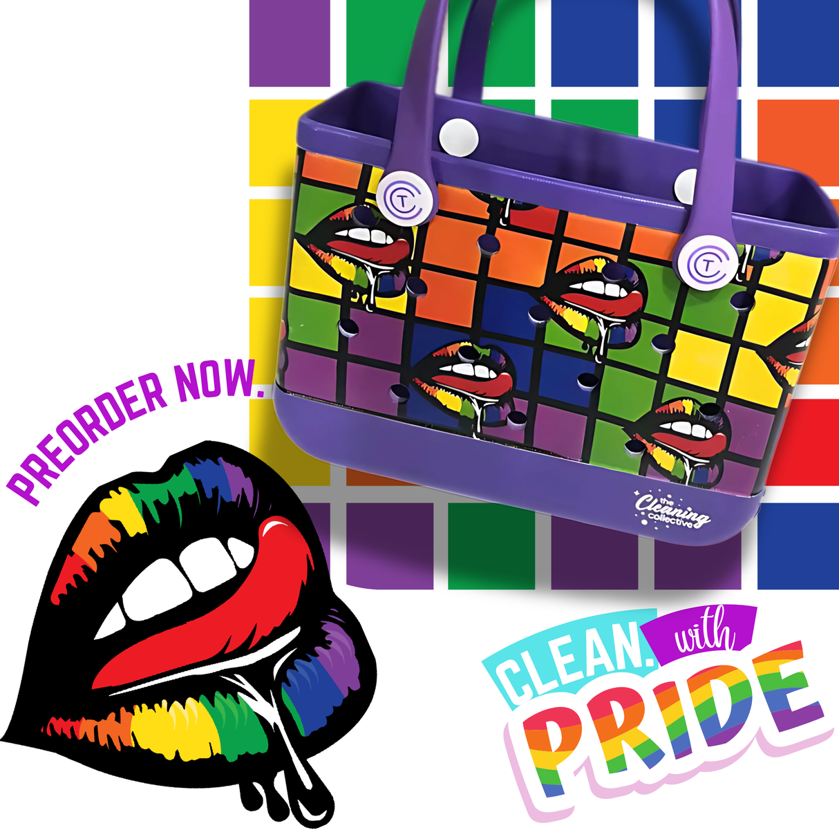 Pride Range - PashOn Purple Tetris Tongue MEDIUM