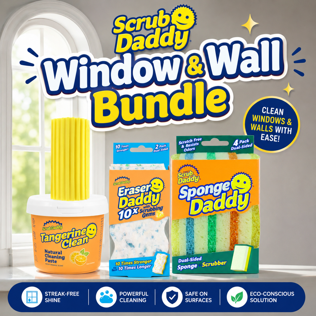 Scrub Daddy - Window & Wall Bundle