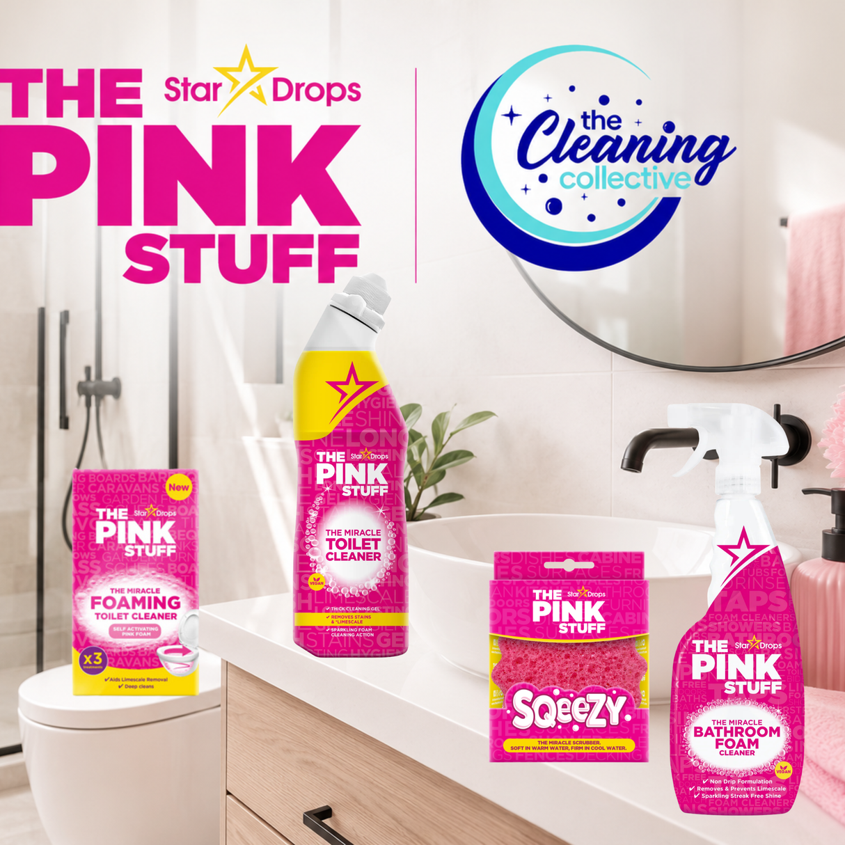 The Pink Stuff - Bathroom Bundle