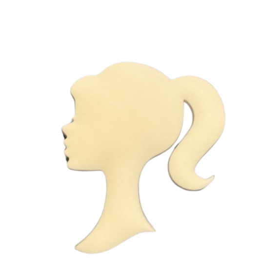 White Barbie Claddy Charm Jibbits