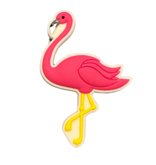 The Claddy - Jibbit Charm - Standing Flamingo