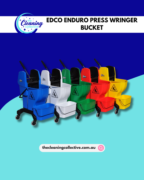 Master Your Floors with the Edco Enduro Press Wringer Bucket