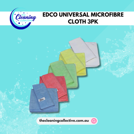 Why the Edco Universal Microfibre Cloth 3-Pack is a Cleaning Essential?