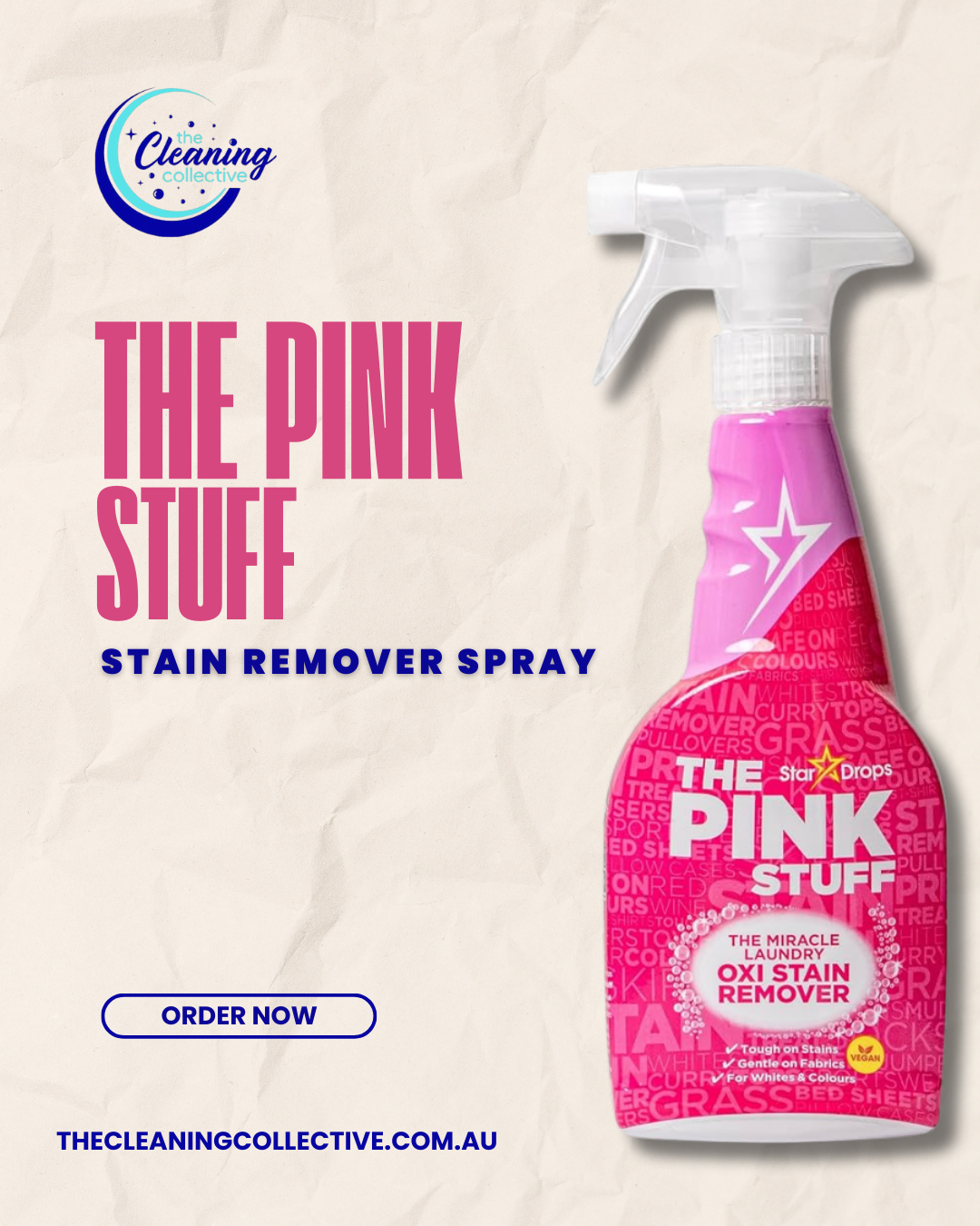 Say Goodbye to Tough Stains with The Pink Stuff Stain Remover Spray