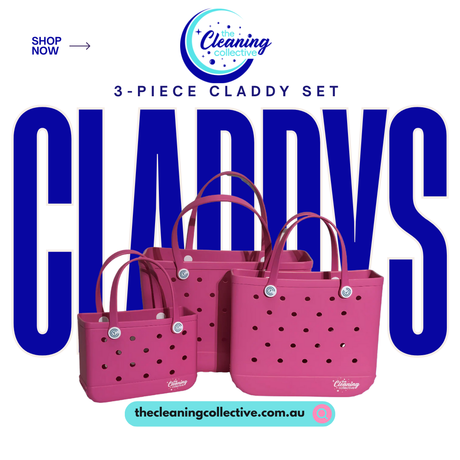 Get Organized with the 3-Piece Pink Claddy Set!