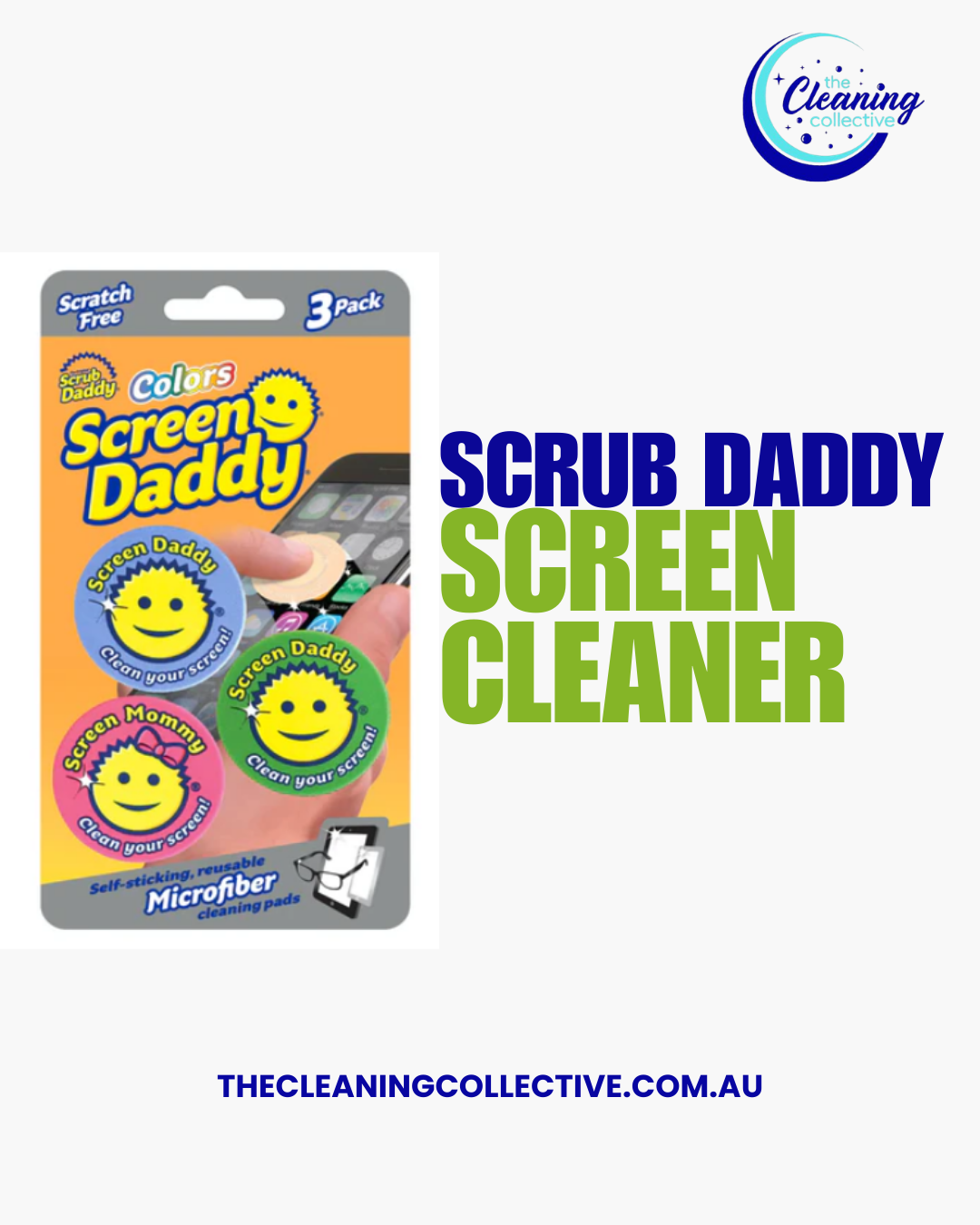 Keep Your Devices Spotless with Scrub Daddy Screen Cleaner!