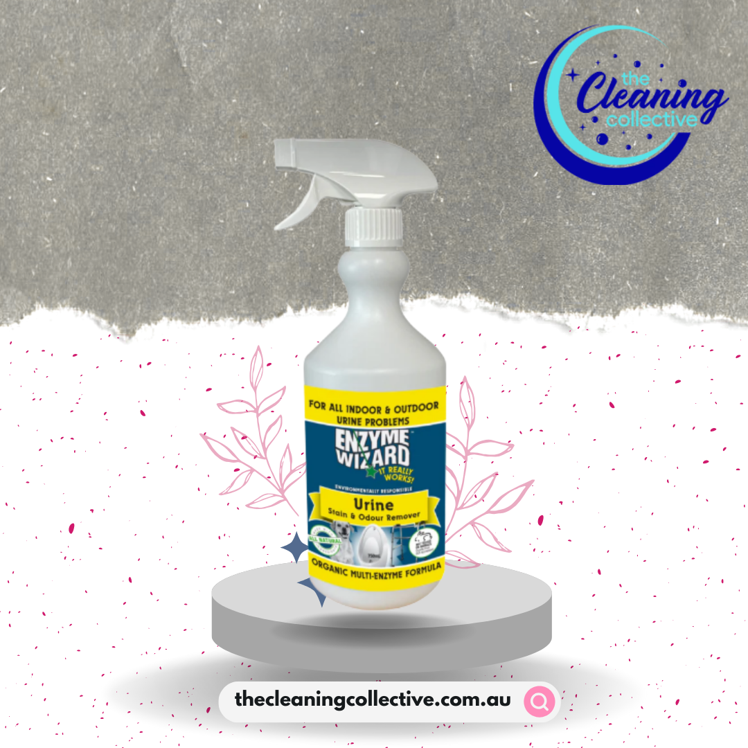 Conquer Pet Messes with Enzyme Wizard's Urine Stain & Odour Remover!