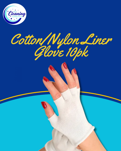 Protect Your Hands During Long Cleaning Days with Cotton Nylon Liner Gloves