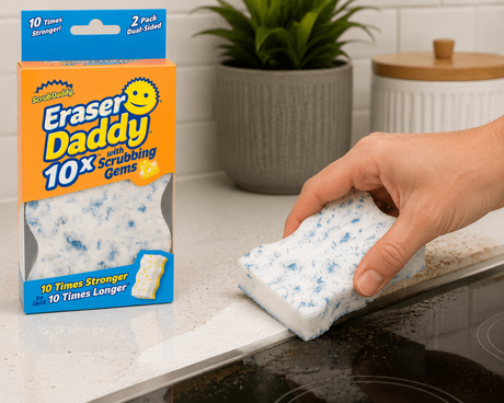 Scrub Daddy Eraser Daddy: The Ultimate Cleaning Sponge for Tough Jobs