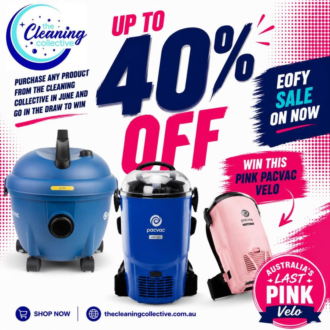 EOFY Cleaning Sale: Save Up to 40% Off & Win the Last Pink Pacvac Velo 💗