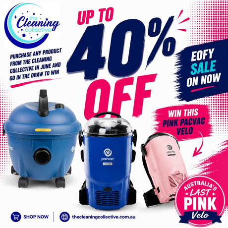 EOFY Cleaning Sale: Save Up to 40% Off & Win the Last Pink Pacvac Velo 💗