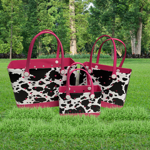 PRE-ORDER Udderly Amazing - Cow Print Flamingo Claddy Set