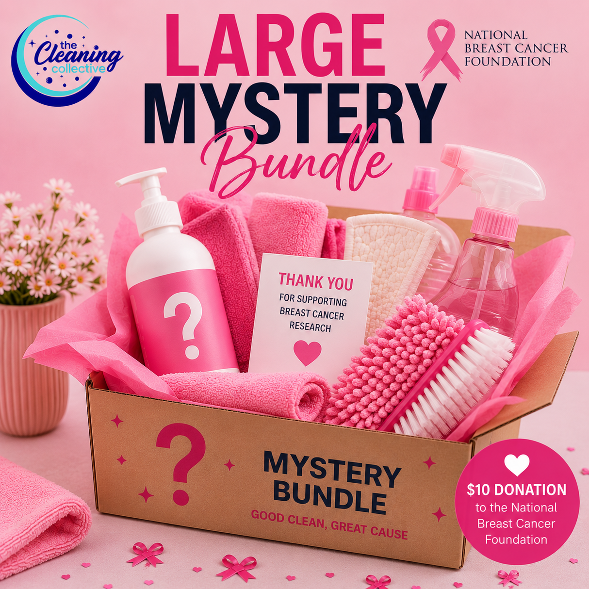 Go Pink - Large Mystery Bundle + $10 Cancer Donation