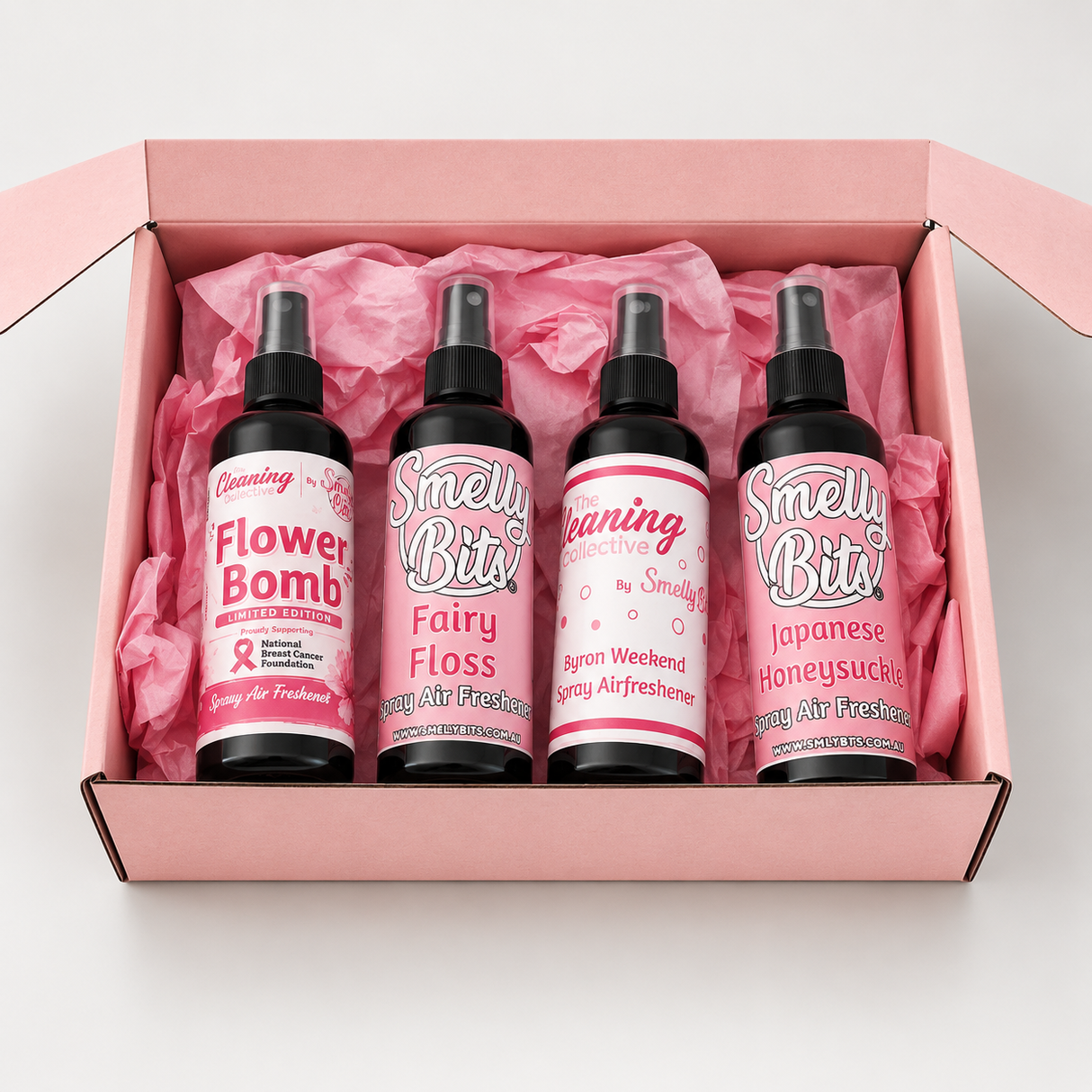 Go Pink - Exclusive Smelly Bits 4 Pack Scent Box