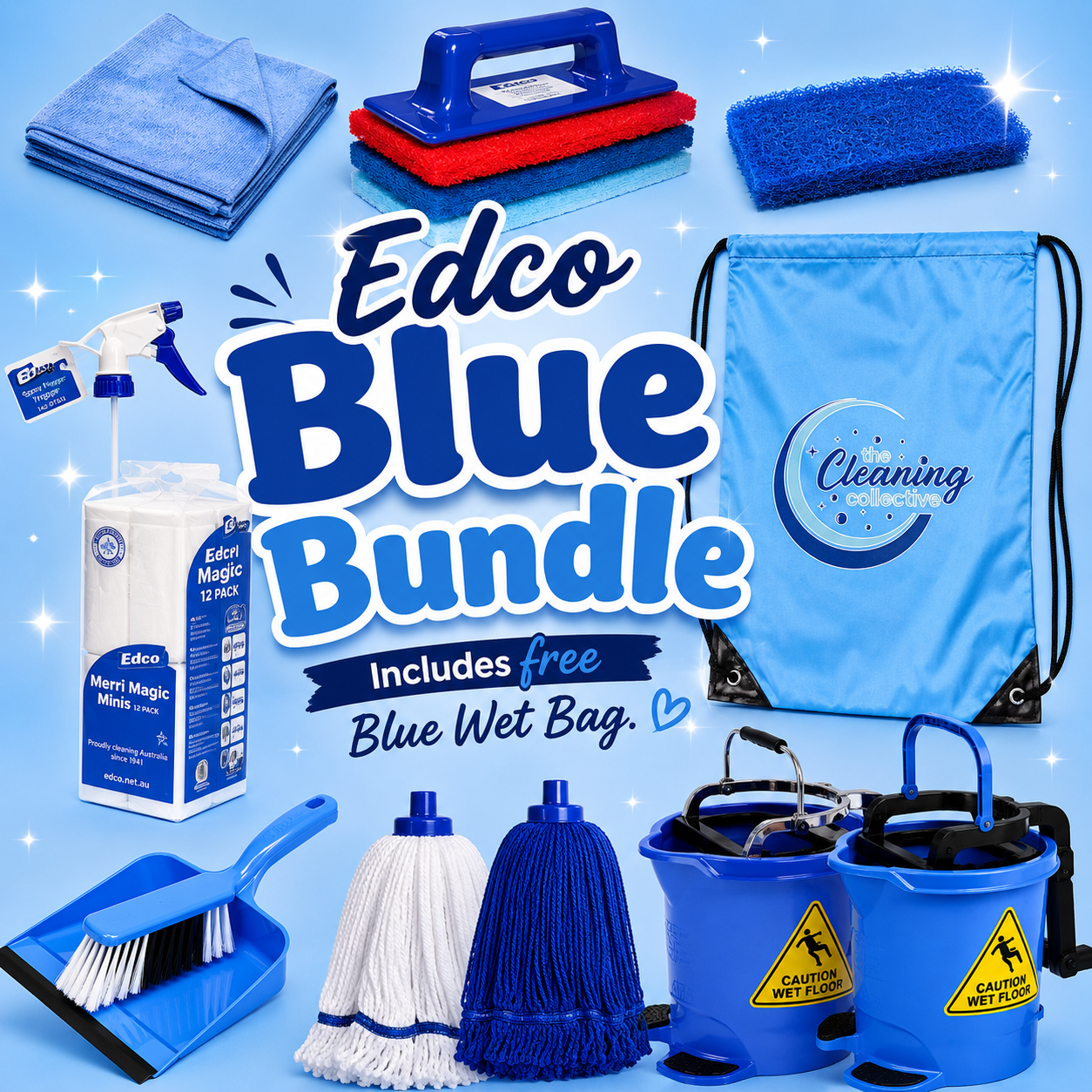 Edco - Blue Cleaning Bundle