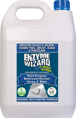 Enzyme Wizard Multi Purpose Bathroom/Kitchen Spray and Wipe