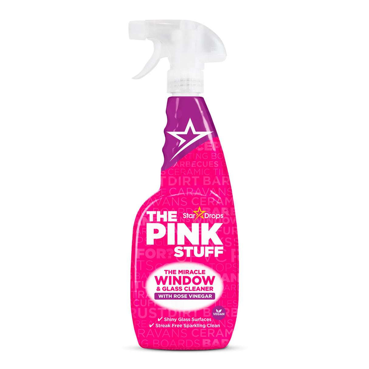 The Pink Stuff Window Cleaner with Rose Vinegar (750ml)